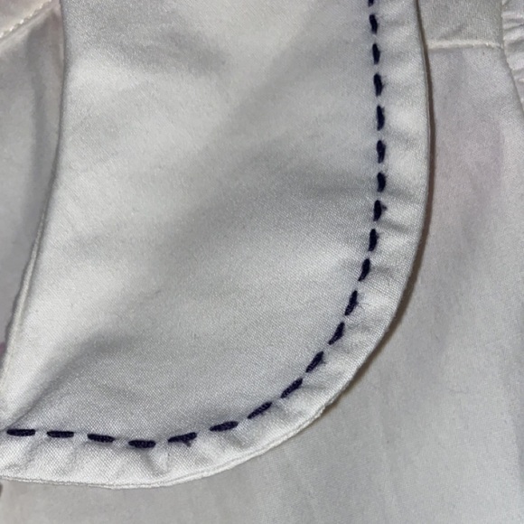 Girls Gymboree White Button Down Top size 7 - Picture 7 of 8